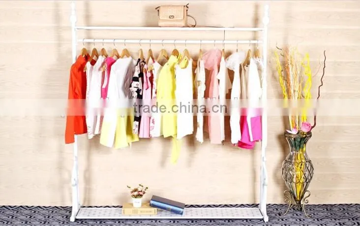 Factory direct sale metal display stand for clothes shop