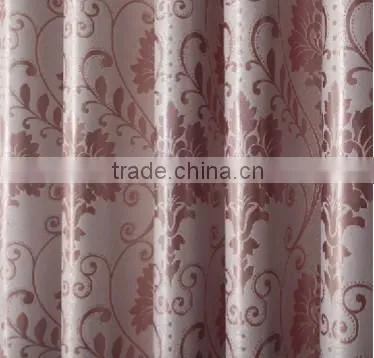 customized window curtain fabric, jacquard fabirc 021 fire retardant blackout fabric for bedroom