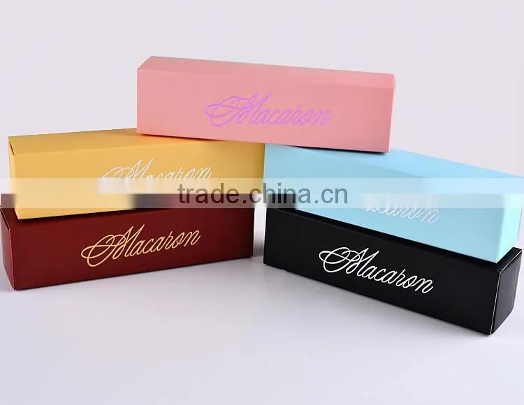 Drawer Shape Custom Paper Packing Macaron Box