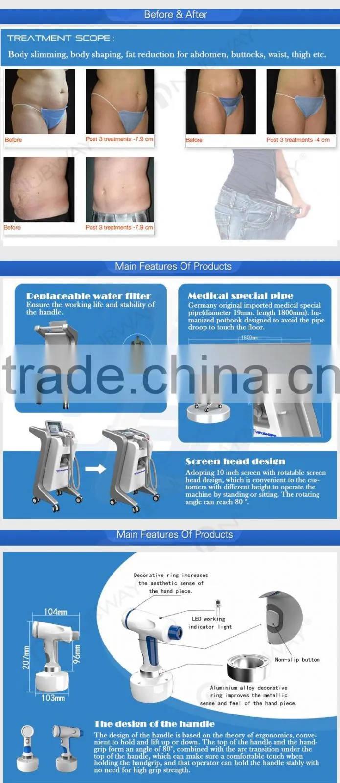 CE approved body slimming Non-surgical hifu slimming machine for weight loss