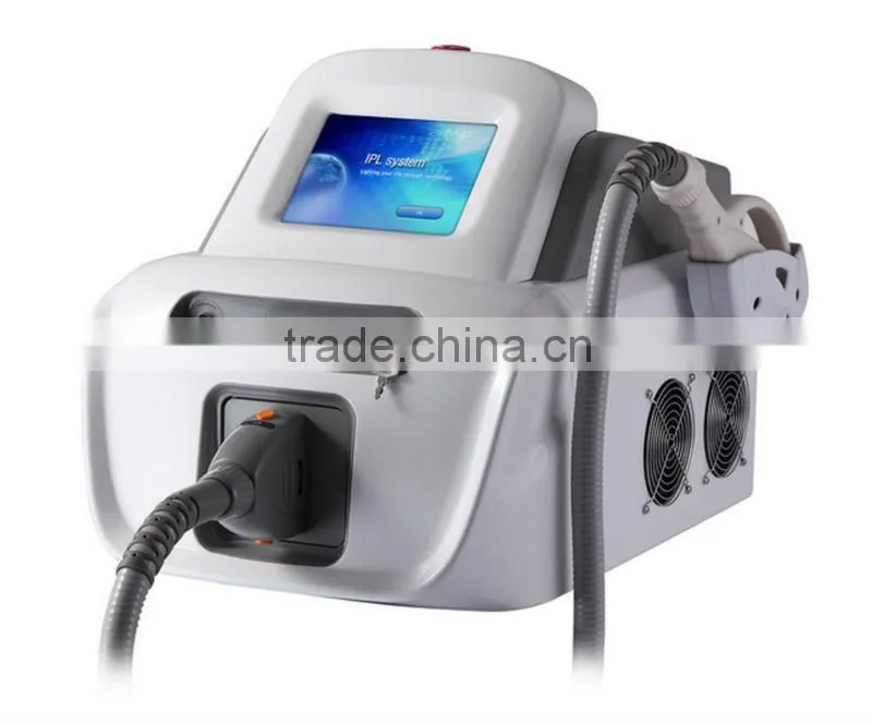 IPL portable laser machine for skin rejuvenation and pigment removal