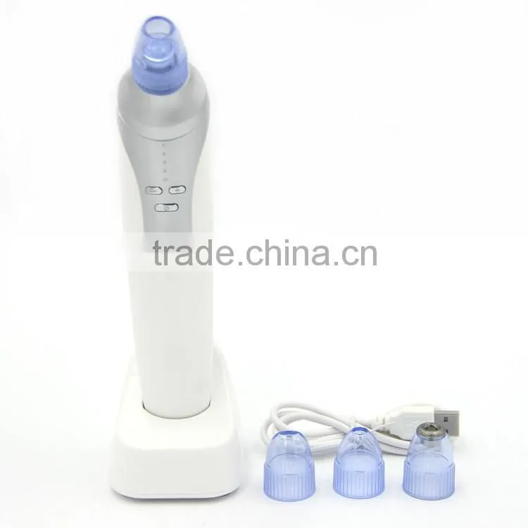 4 Interchangeable Attachment LCD Electricity Display Comedo Suction Beauty Machine