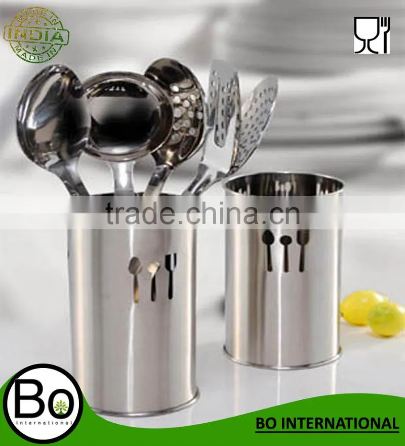 stainless steel kitchen tools holder