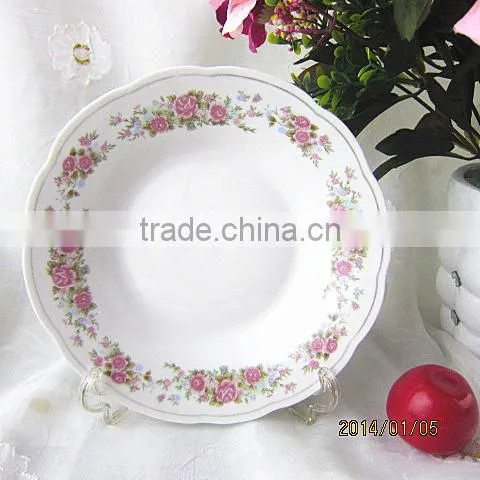 restaurant white plates,unbreakable microwave safe dishes ,porcelain plate