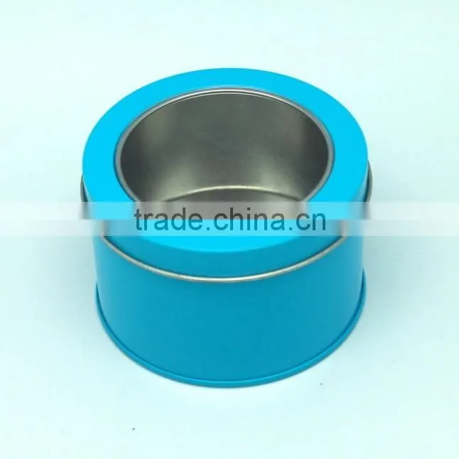 top quality round watch boxes wholesale fashion watch storage box OEM watch box with PVC window lid