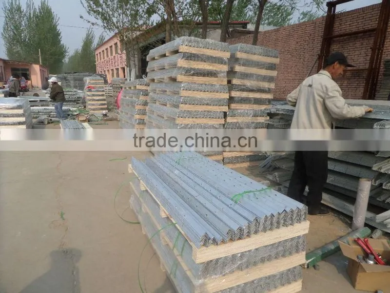 Haotian factory Hot rolled carbon steel galvanized iron 45 degree steel angle bar size,steel angle price