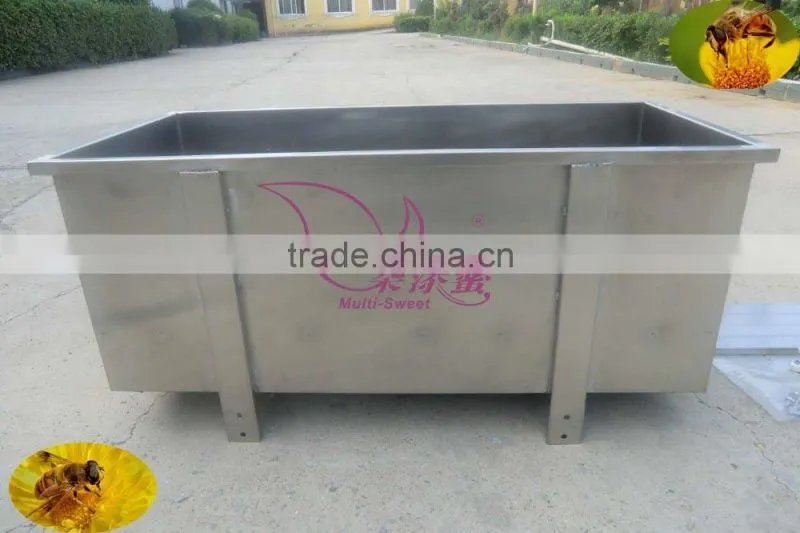 2016 New Desgin Honey Bee Stainless Steel Uncapping Honey Tank With Filtering Net