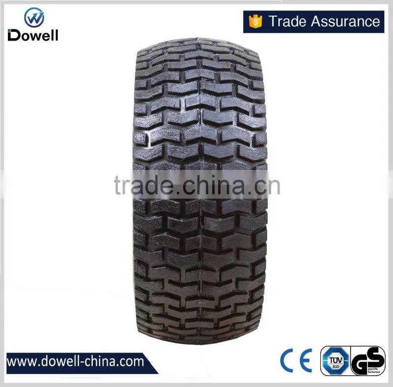 13x5.00-6" Flat Free Tire with Turf Tread