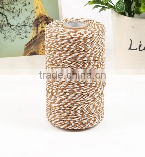 2mm 100% twisted cotton cord