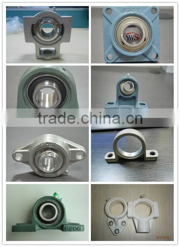 spherical insert bearing pillow block bearing sa204 sa204-12