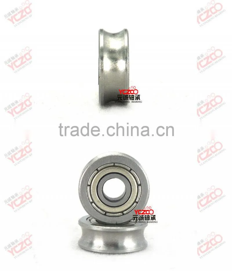 Customized U groove bearing 624zz ball bearing