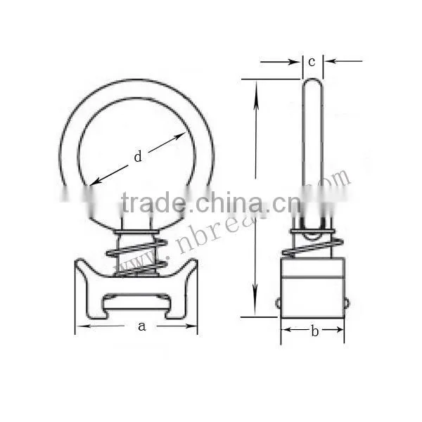 Core Trax Spring Loaded Lock