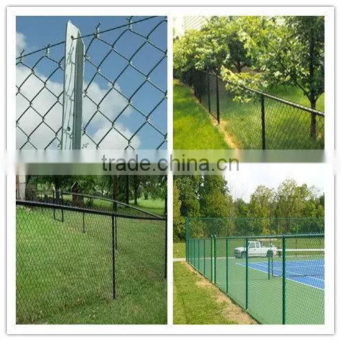 Wholesale China CE&ISO certificated residential galvanized chain link fence(Pro manufacturer)