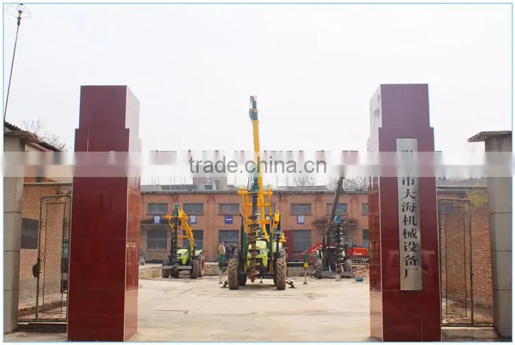 Factory directly supply hydraulic pole digging machine