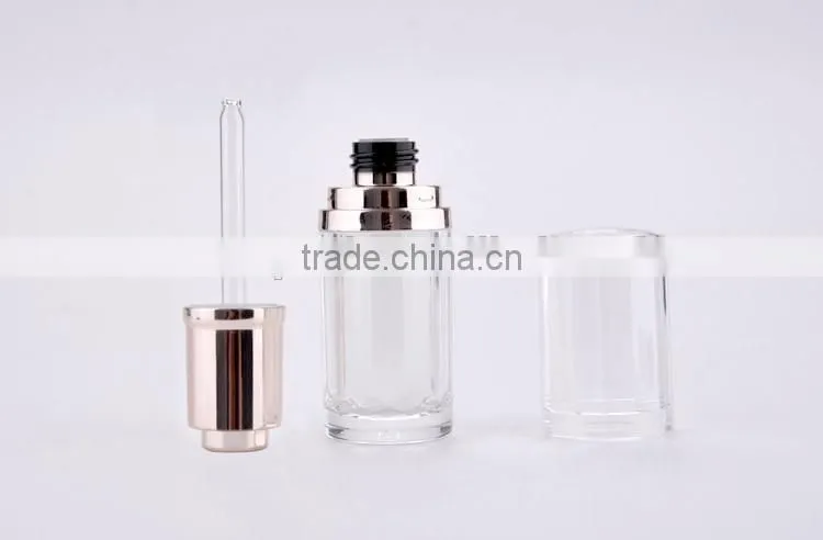 Made in China hot sale arcylic empty bottle Essential oil dropper bottles