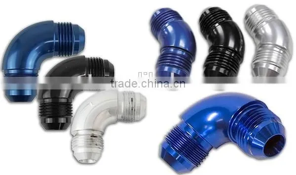 VMT car performance 90 degree AN10 full flow male fittings adapters