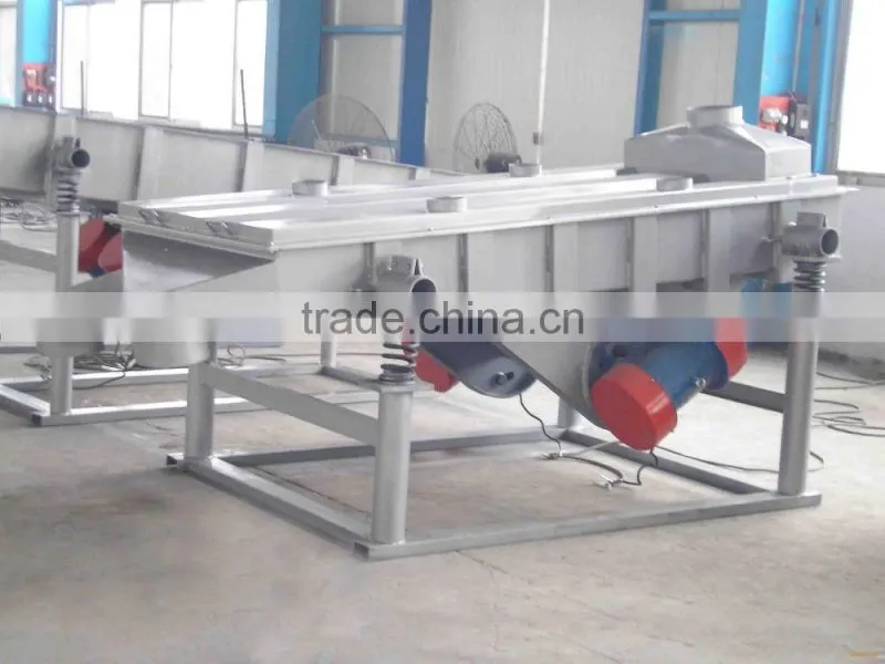Linear vibrating screen for mining plant