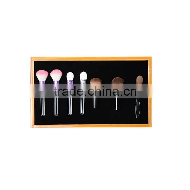 OEM High Quality Face Use and Wood Handle Material cheap 7PCS makeup brush