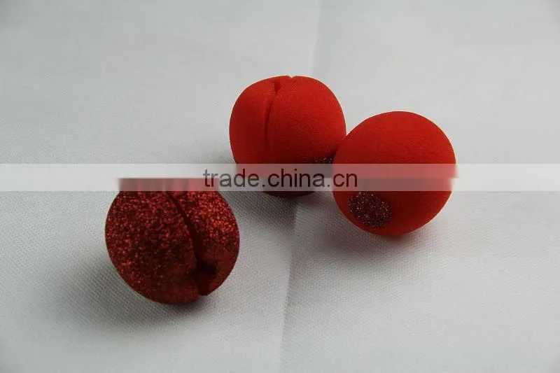 50mm red clawn sponge with glitter
