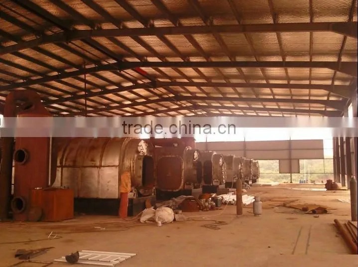 DAYI Plastic Tyre Rubber Pyrolysis Machine For Power Generation Applicaiton Fuel Oil