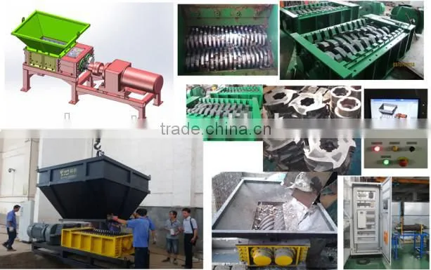 Carpet shredder crusher machine