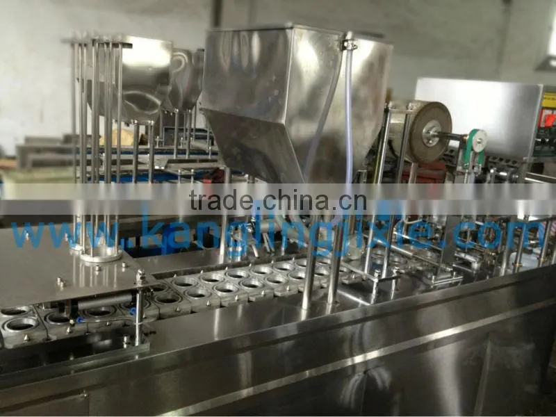 QCF8-16 Pneumatic Cup Filling Sealing Machine for beverage