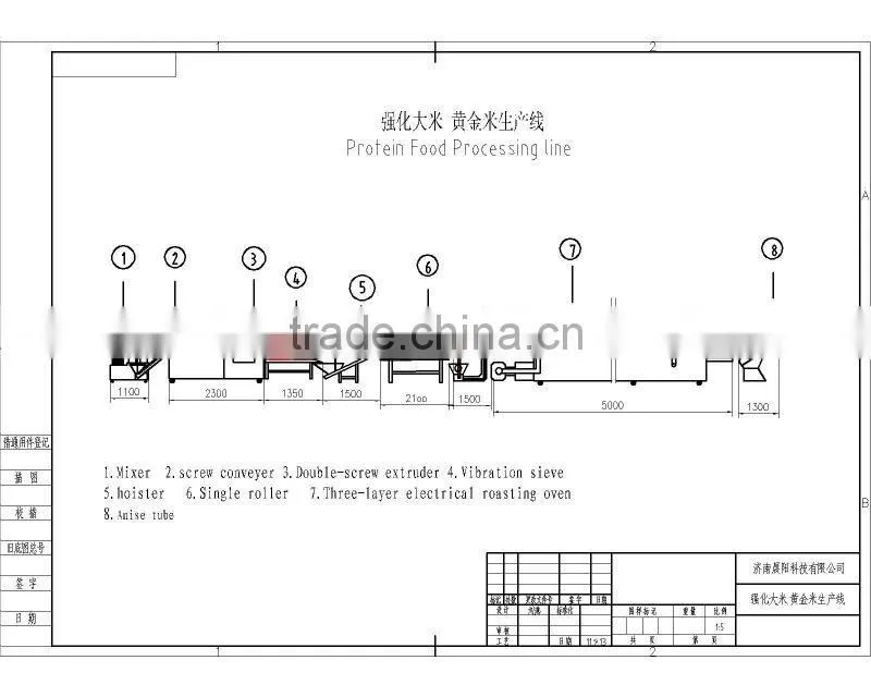 Artificial rice/Instant Rice/Nutritional Rice Food Processing line made in China Skype:emilyli_11