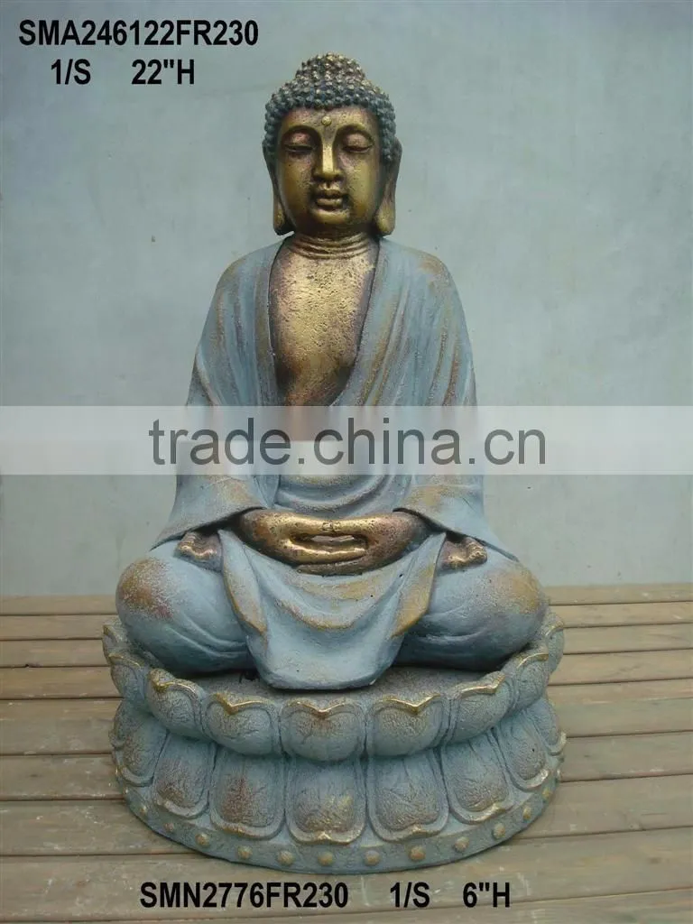 Resin garden decorative buddha statue
