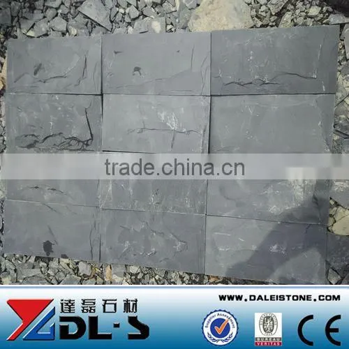 Black Slate Mushroom Stone natural surface Wall Cladding floor covering,Natural decorative stone low price