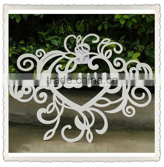 2014 cream white hanging antique Iron Wall Decor