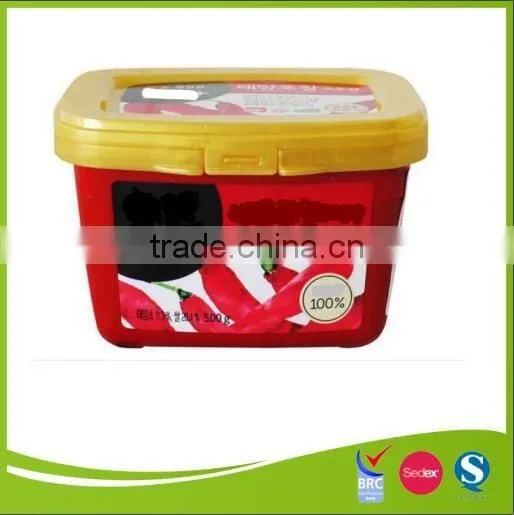 OEM food grade plastic sauce container