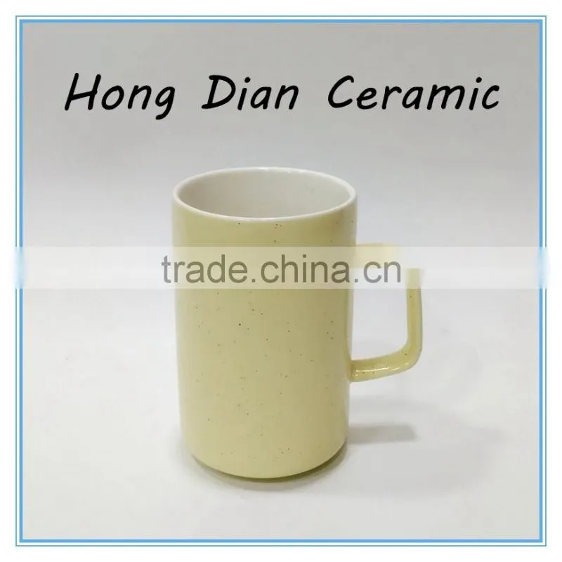 promotional mug creative ceramic mug,White ceramic porcelain tumbler beaker shaving mug with handle