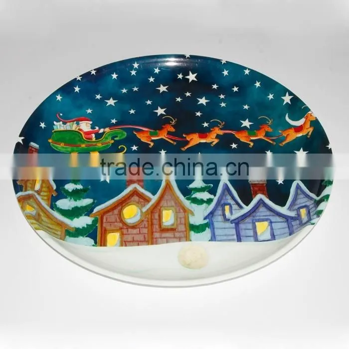 Round Plastic Plate/ PP Durable Plastic tableware / Dish