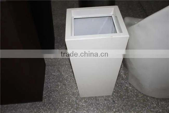 Fiberglass planter outdoor big rectangular planter flower pot