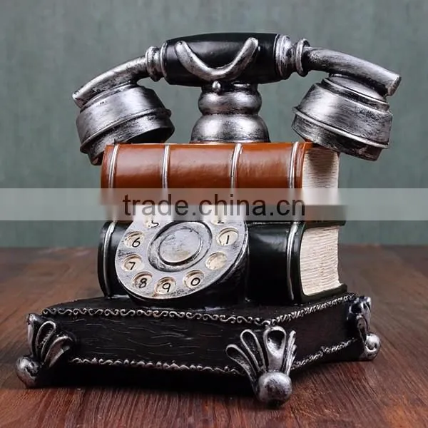 Custom high-end vintage landline retro resin telephone model