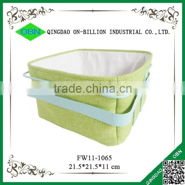 Stainless steel stand fabric bread basket for sale