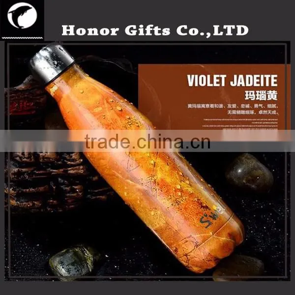 Promotional Custom Logo Printed Sports Stainless Steel Water Bottle