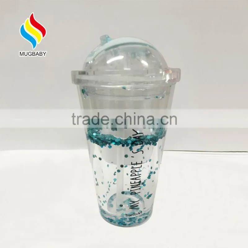 Hot sell Custom Printed Ice Mug Beer Double Wall