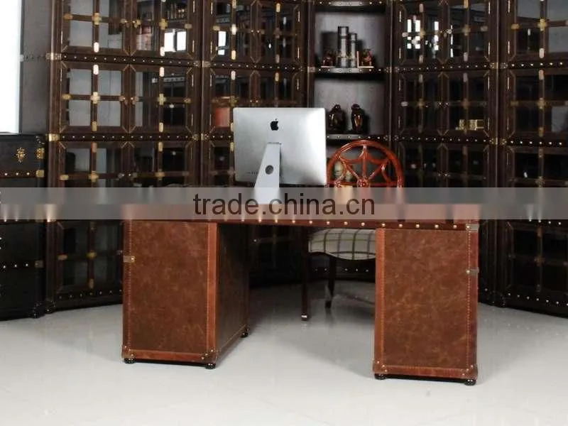 BISINI Office furniture , Leather Office Desk, Study Room Desk, Office Furniture (BF08-0248)
