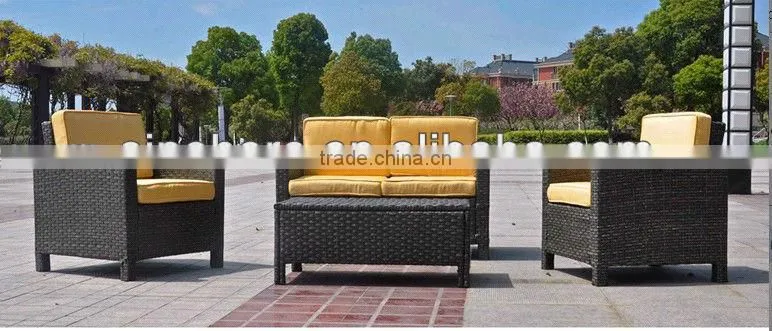 Resin Wicker furniture 4-Piece Outdoor sofa Set