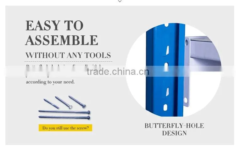 Warehouse space saving rack system