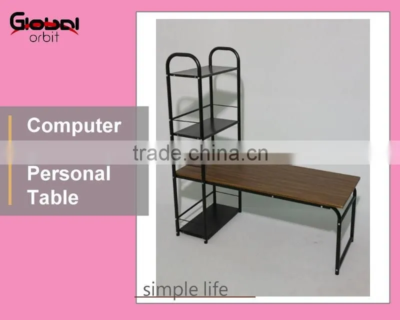 High quality office laptop table with wheels, mobile computer table cart