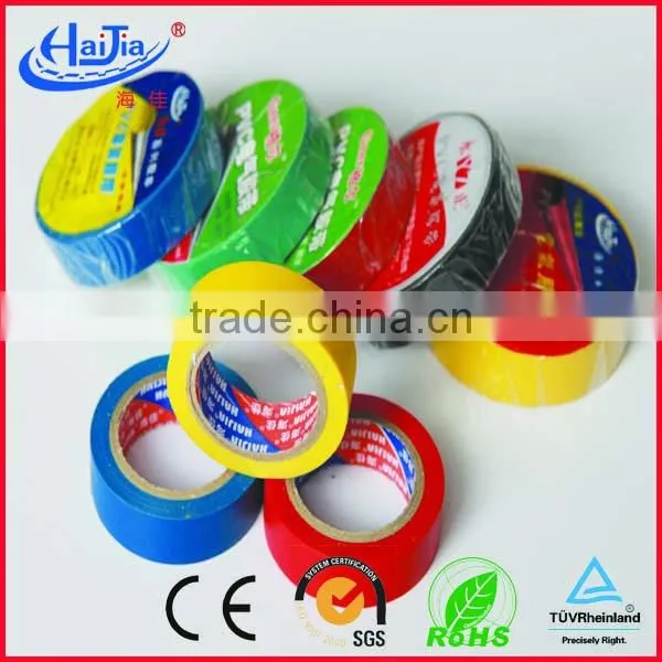 rubber adhesive clear PVC electrical insulation tape pvc tape