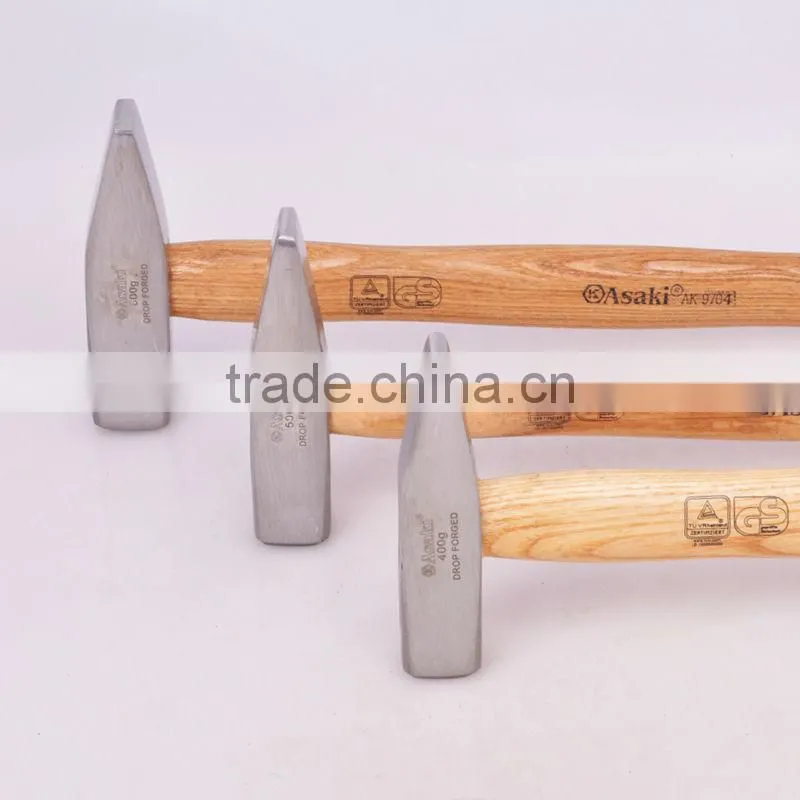 Machinist Hammers With Soft Grip Wooden Handle