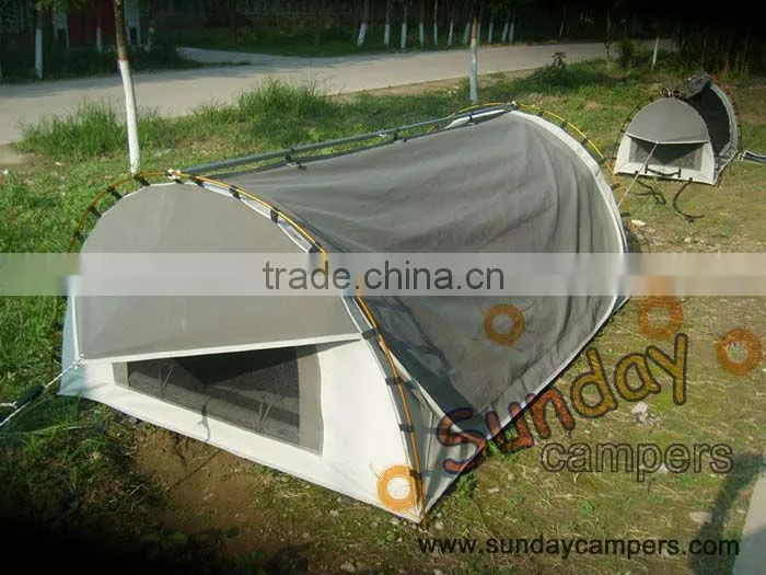 Heavy duty portable fabric roof tent car side awning tent