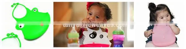 Popular silicone waterproof adult baby bib