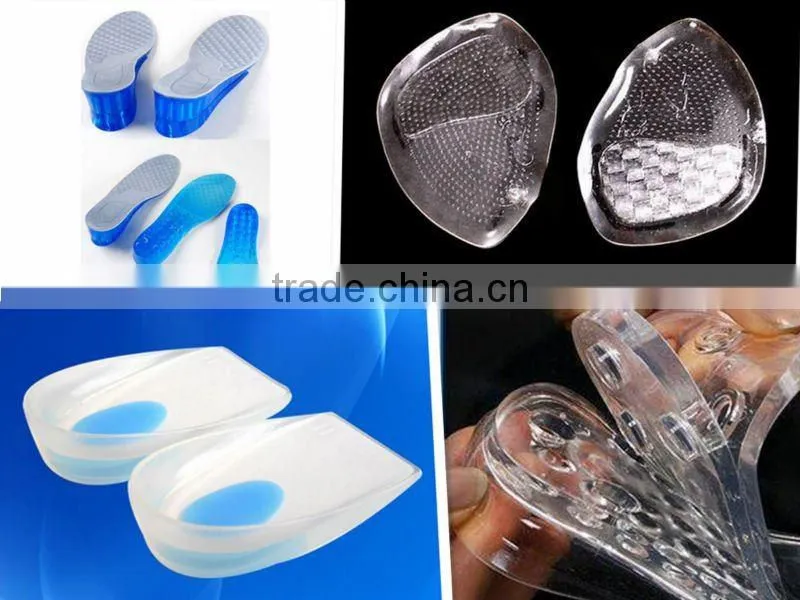fashion design Liquid silicone gel hell shoe pad