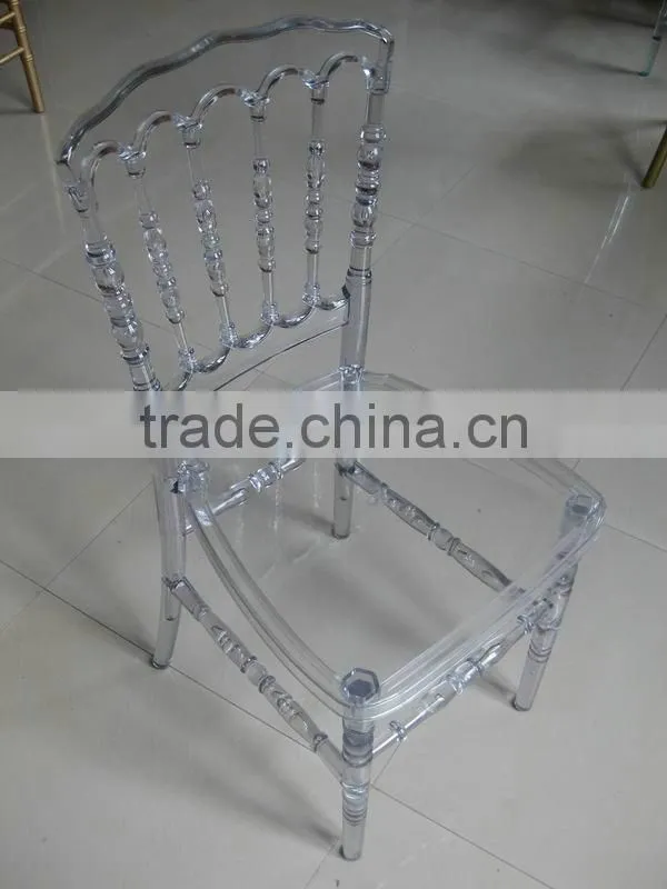 colorful banquet resin napoleon chair PP chair