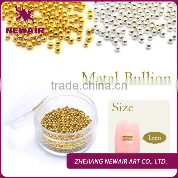 Newair new products 2016 18KD glod 3d metal nail decorator
