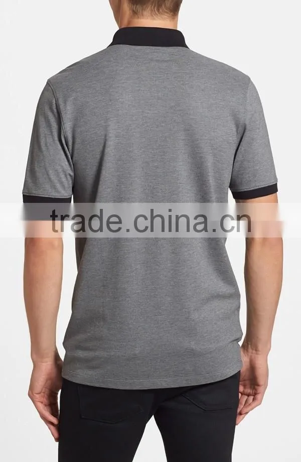 wholesale knit collars work uniform pique polo shirt